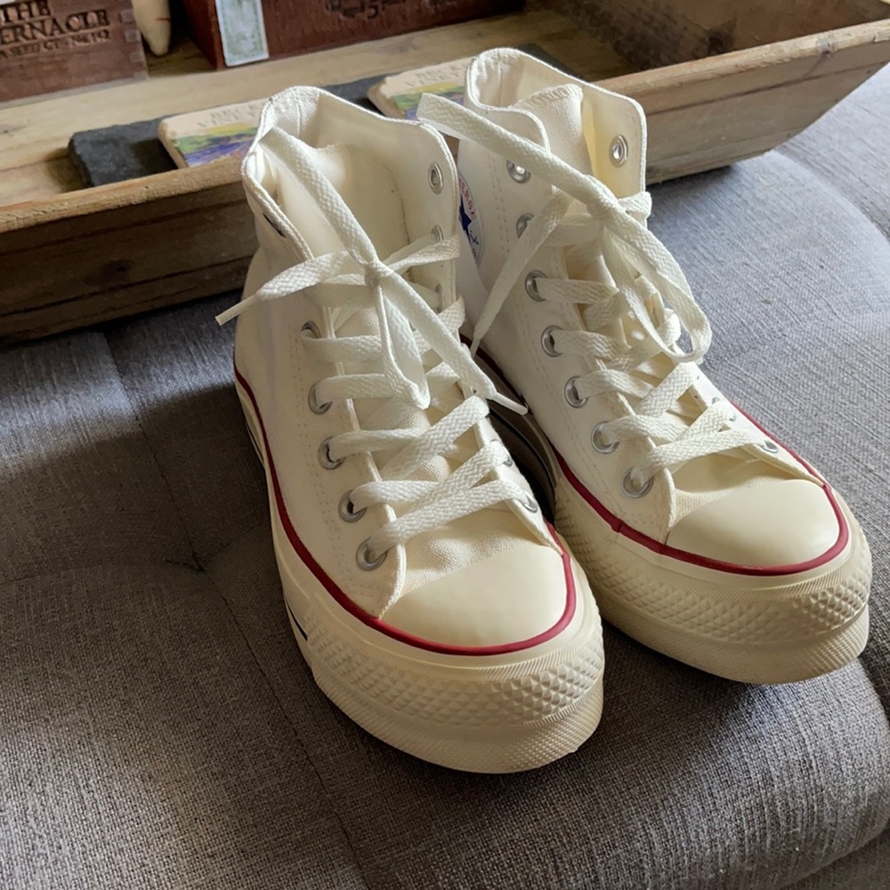 Off white high top converse